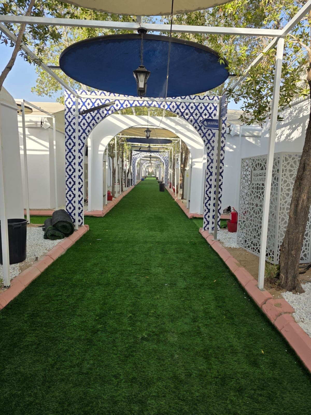 The AlFursan camp tents prepared for pilgrims during Hajj 2026